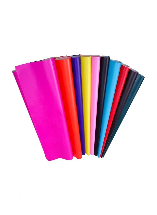 ESCAPER أوراق ESCAPER Glaze (48 × 67 سم - 70 جرامًا للمتر المربع)، ألوان زاهية متنوعة، ورق فني وحرفي للأطفال، صنع الملصقات، تصميم البطاقات، مشاريع مدرسية يدوية، سكرابوكينغ وتزيين (ألوان مختلطة، عبوة من 24 ورقة) - Image 1